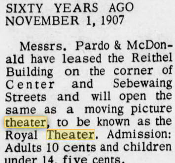 Lincoln Theatre - Nov 2 1967 (newer photo)